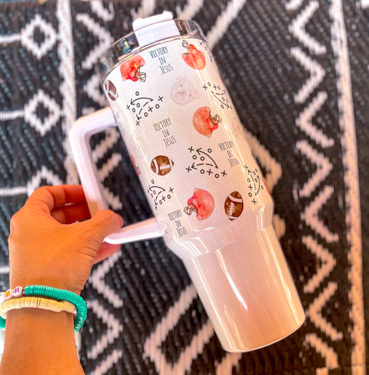 Victory in Jesus 40 oz Tumbler